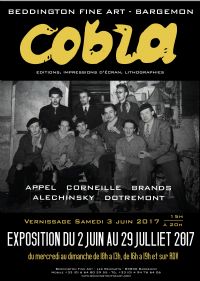 Cobra Exposition. Du 2 juin au 29 juillet 2017 à Bargemon. Var.  10H00